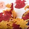 300 Pieces Artificial Autumn Maple Leaves Mixed Fall Colored Leaf for Weddings, Events, Art Scrapbooking and Thanksgiving Day Decorations (Red)